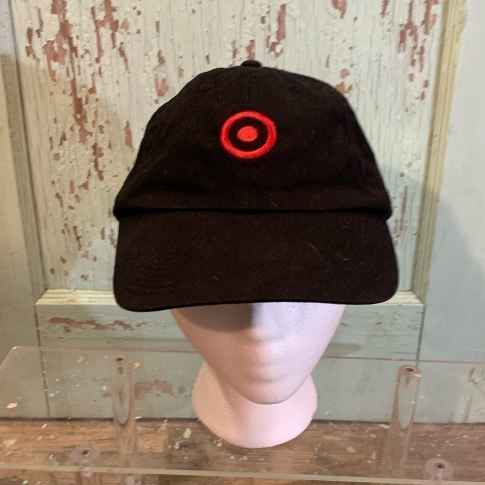 Unisex Target Black Adjustable Strap Hat. Preloved good condition